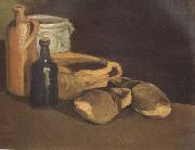 Vincent Van Gogh Still Life with Clogs and Pots (nn04) oil painting on canvas